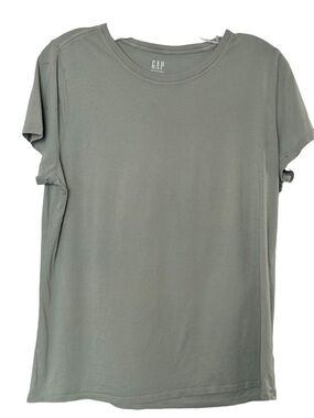 2/$20 Gap Vintage Wash Sage Green Crewneck Tee L